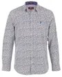 CHEMISE MANCHES LONGUES HOMME IMPRIMEE Bleu