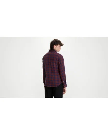 Chemise manches longues Homme LS BATTERY HM SHIRT SLIM Rouge