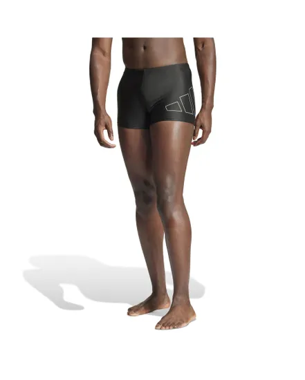 Short de bain Homme BIG BARS BOXER Noir