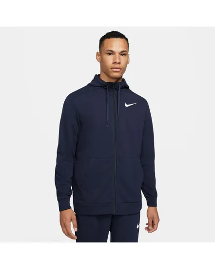 Sweat zip à capuche Homme M NK DF HDIE FZ FL Bleu